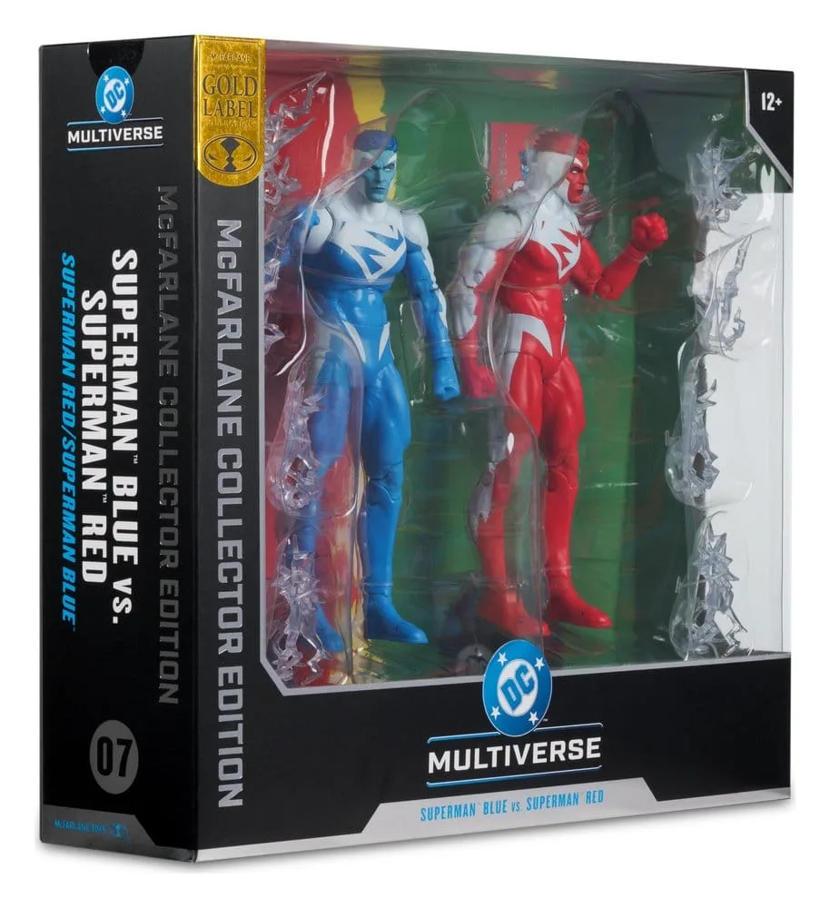 DC Multiverse Action Figures – Superman Blue vs. Red 2-Pack 18 cm 9