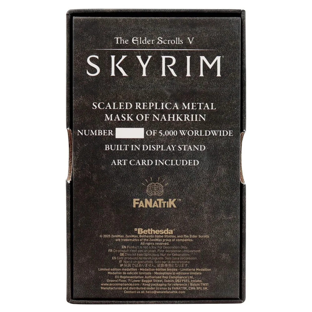 Skyrim Maskerreplica – Nahkriin Genummerd 73 mm 4