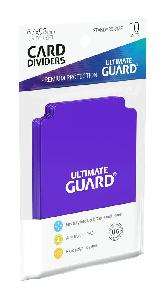 Ultimate Guard Card Dividers – Purple 10-Pack 67 x 93 mm 3