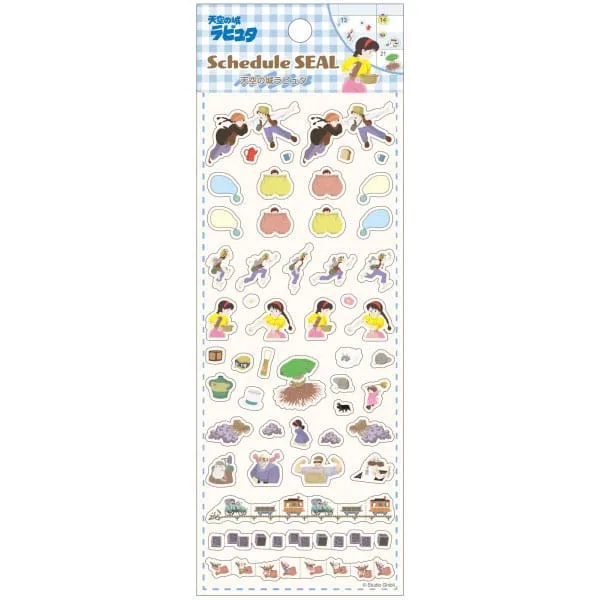 Castle in the Sky Schedule Stickers – 2025