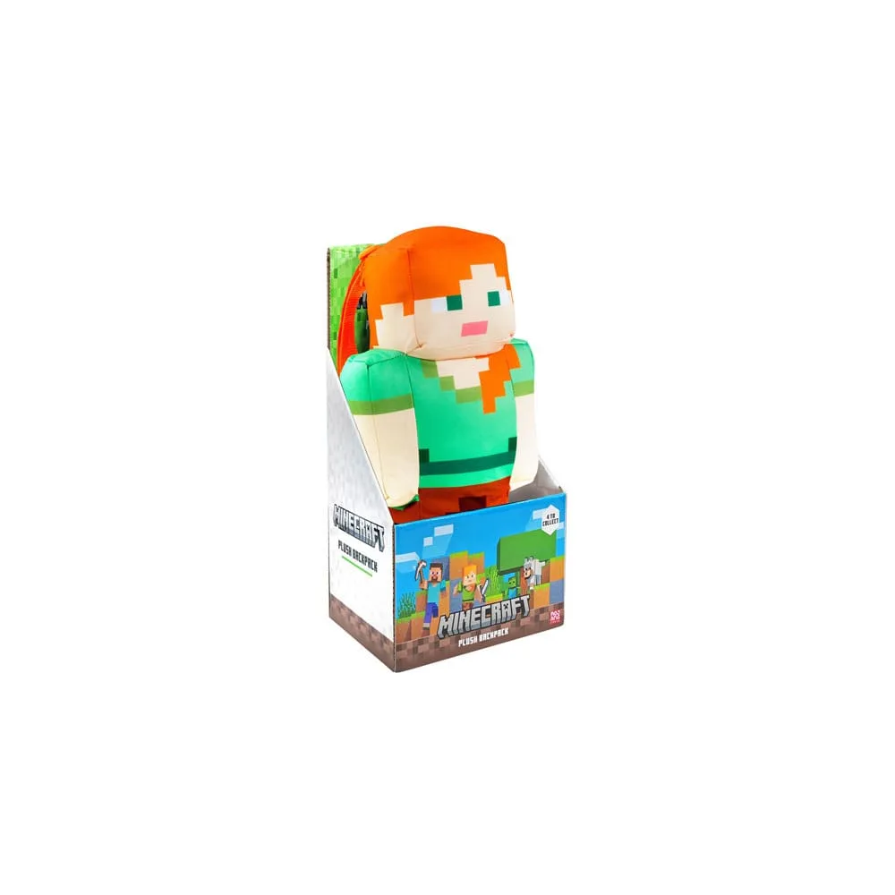 Minecraft Plush Backpacks – 4-Character Assortment 30 cm 9