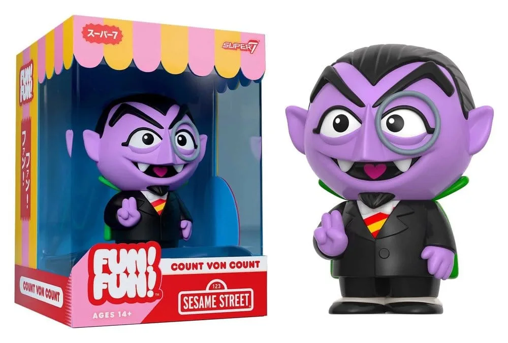 Sesame Street Vinylfigur – Count von Count Fun Fun 18 cm 2