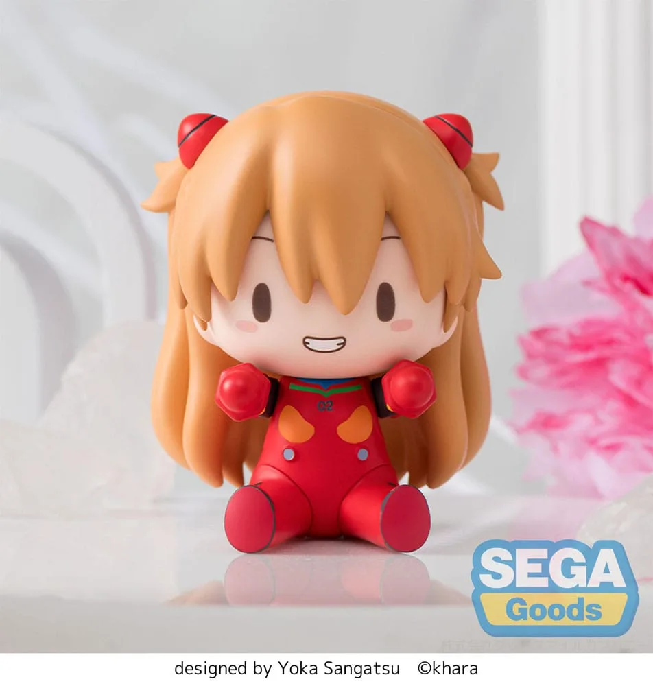 Evangelion Fuwa Petit Chibi Figure – Asuka Plug Suit 8 cm 7