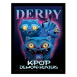KPop Demon Hunters Framed Poster – Derpy 30 x 40 cm 1