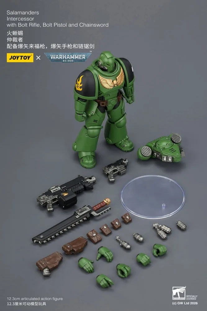 Warhammer 40,000 Action Figure – Salamanders Intercessor 12.3 cm 9