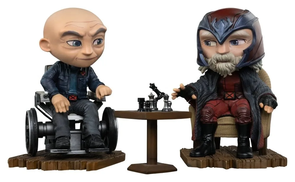 Avengers Doomsday Mini Figure – MiniCo Xavier and Magneto 12 cm 1