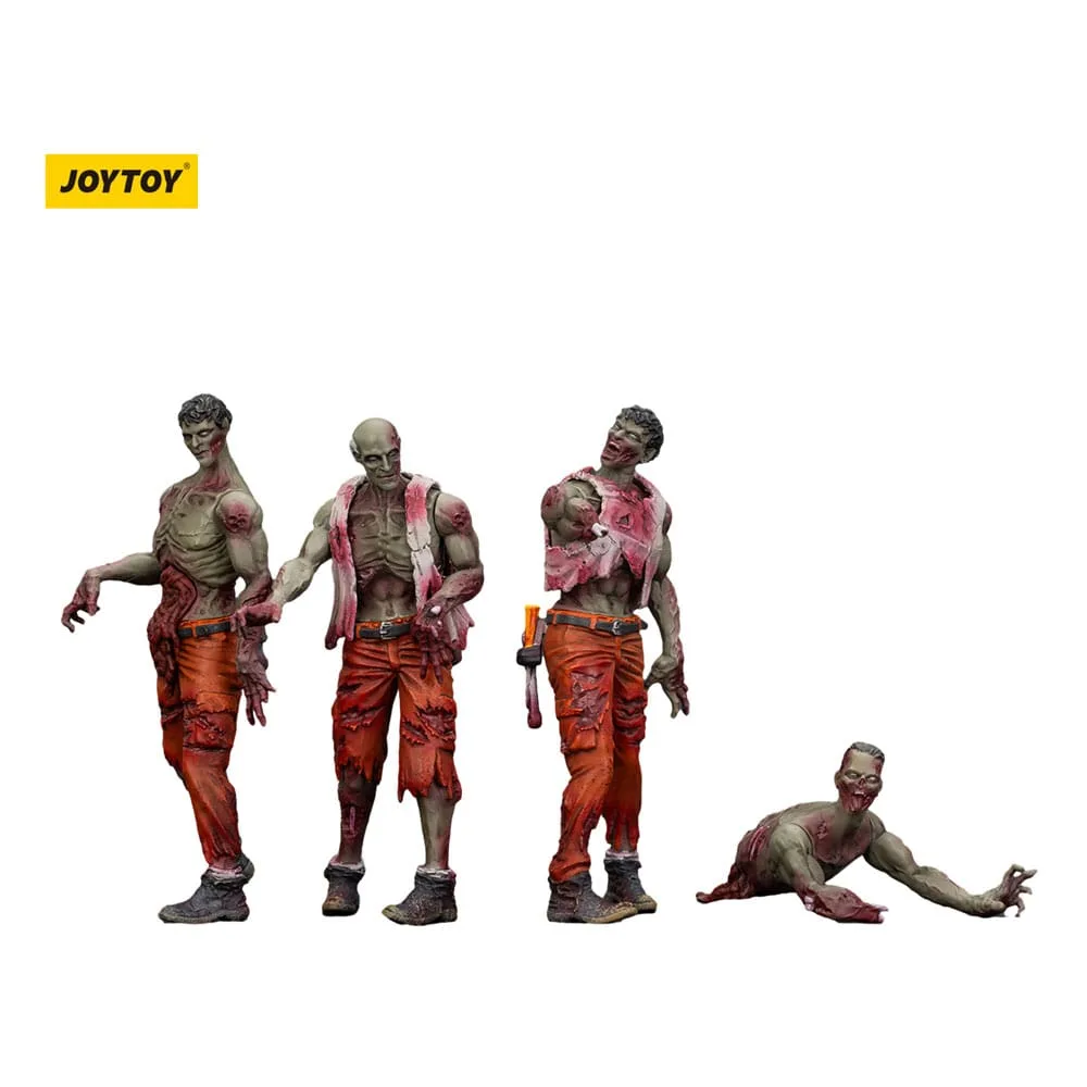 Zombie Dark Source Action Figures – Mechanic Team 4-Pack 8 cm