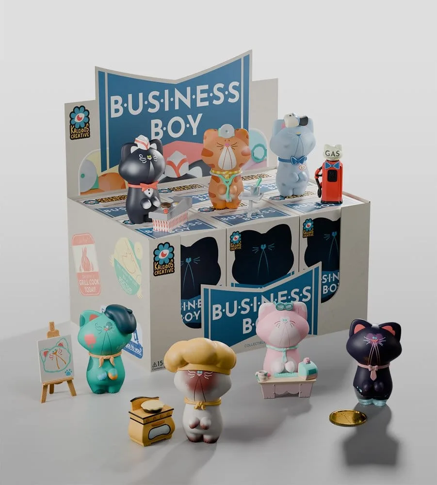 Business Boy Mini Figures – Series 1 Display of 6 8 cm 12