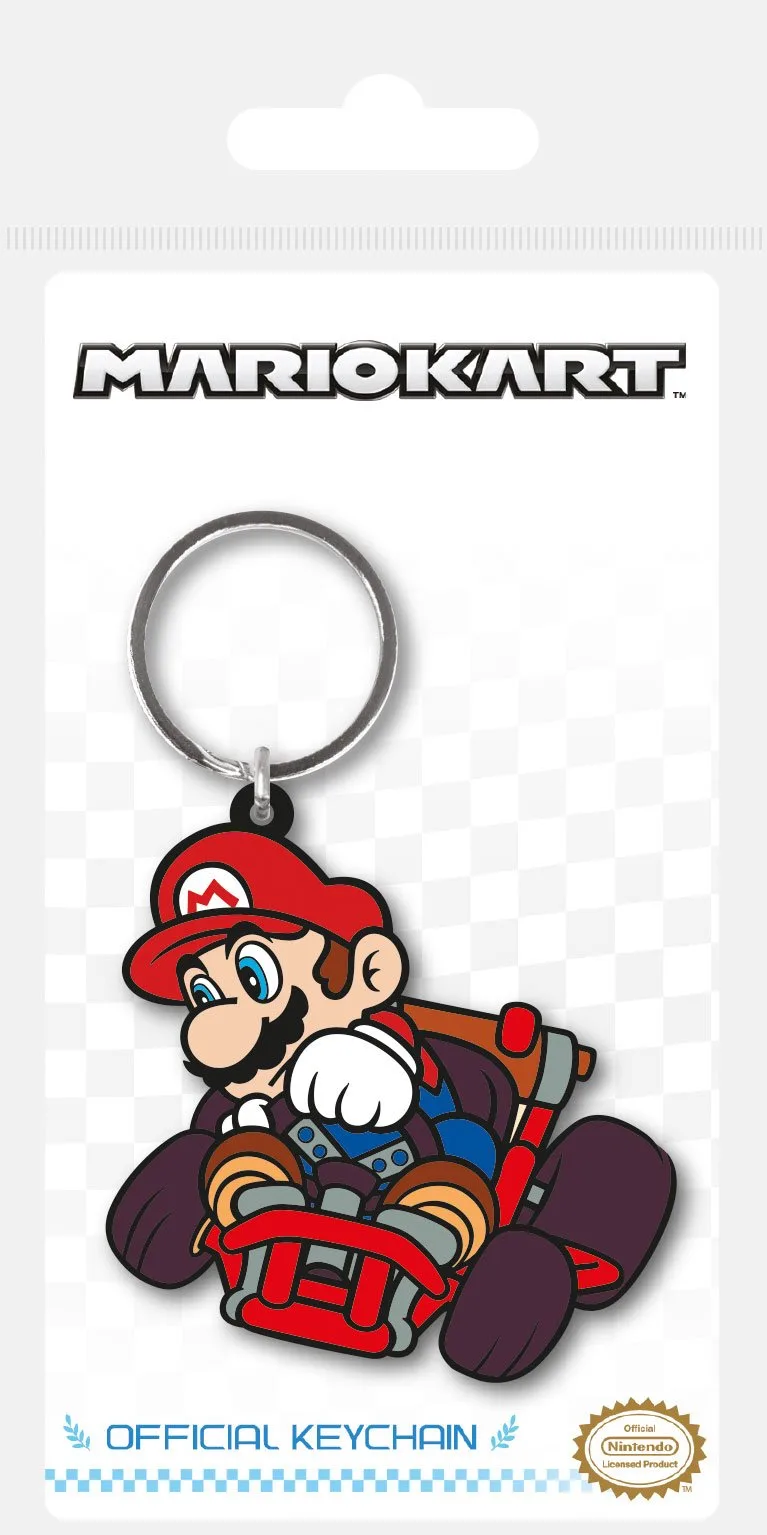 Mario Kart Rubber Keychain – Drift 6 cm