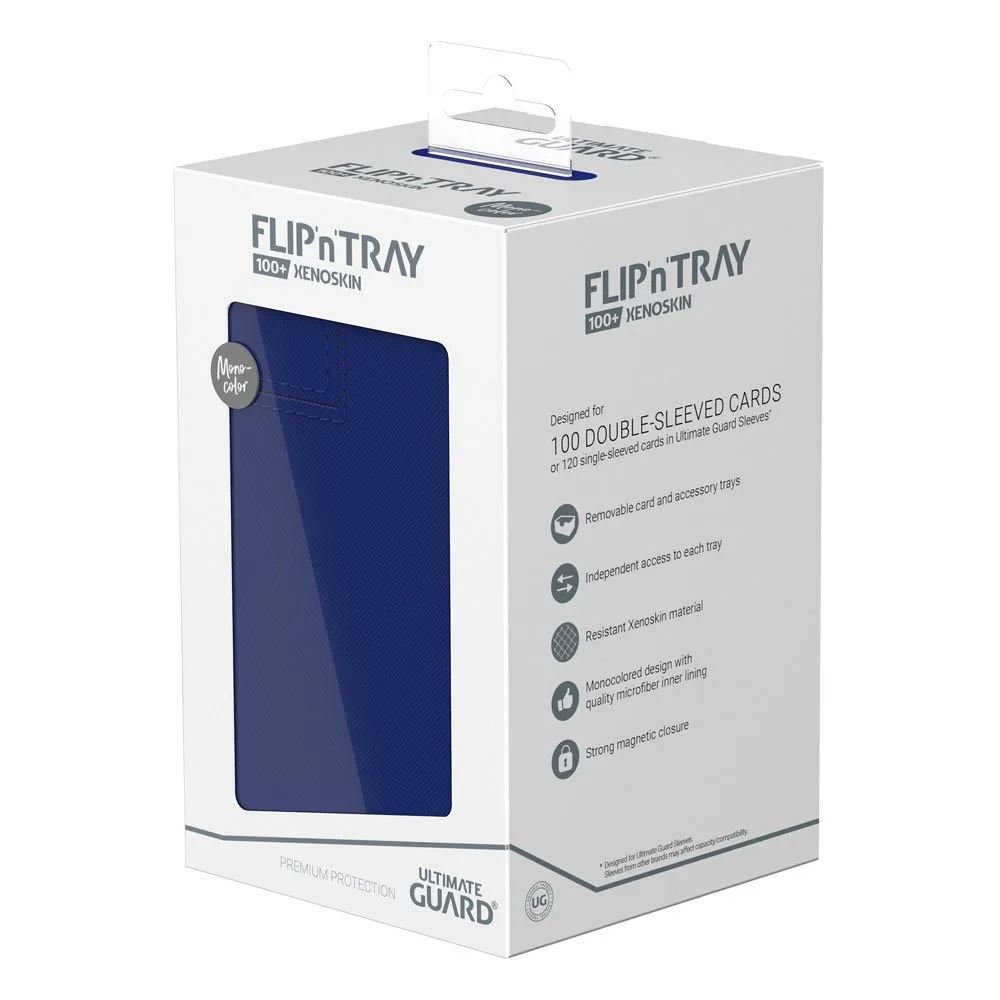Ultimate Guard Deck Box – Flip’n’Tray 100+ Xenoskin Blue 8