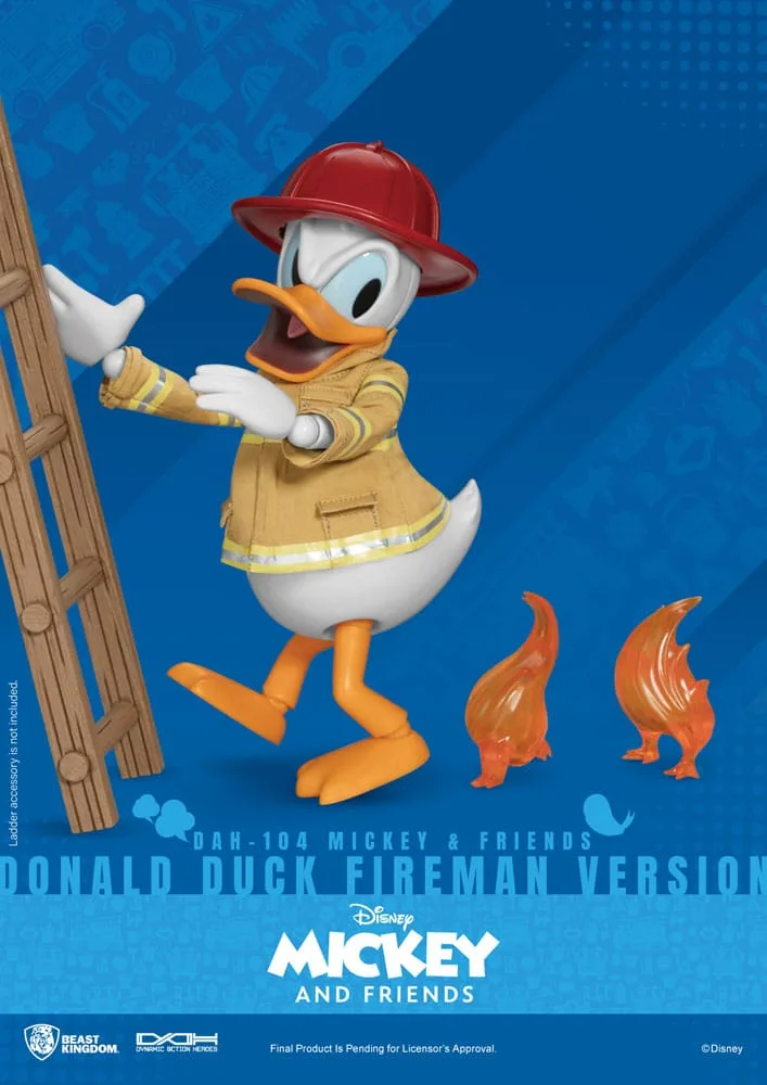 Mickey & Friends Action Figure – Fireman Donald Duck 1/9 24 cm 4