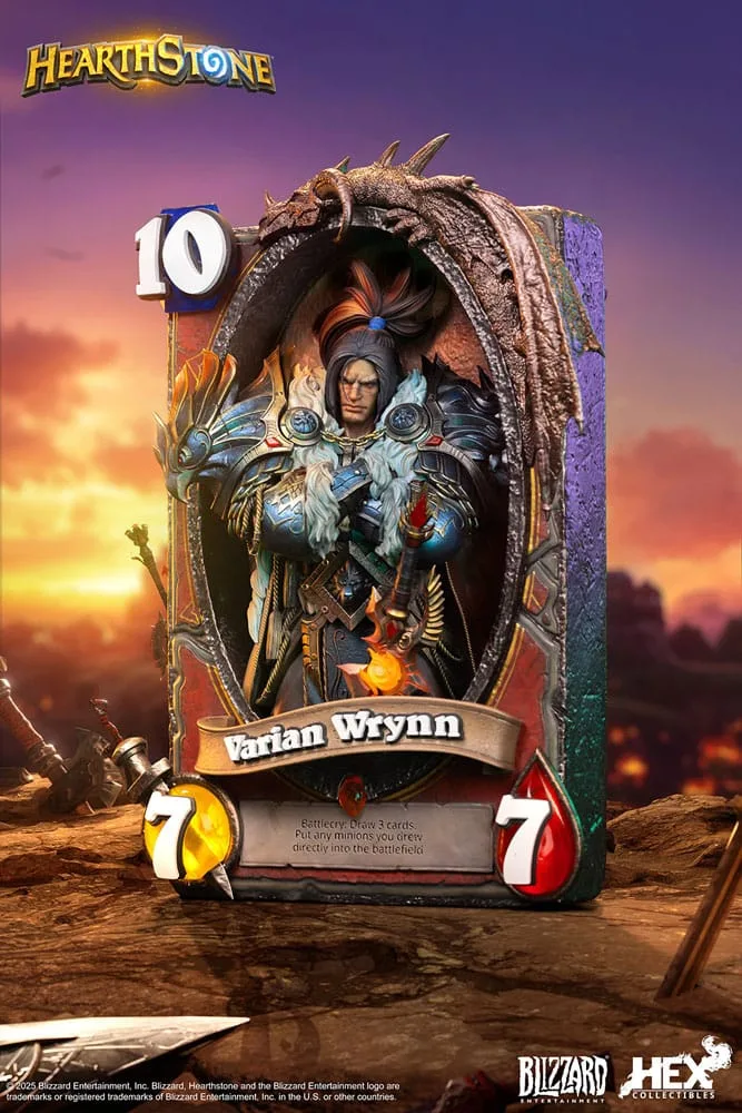 Hearthstone 3D Art Frame Statue – Varian Wrynn 31 cm 12