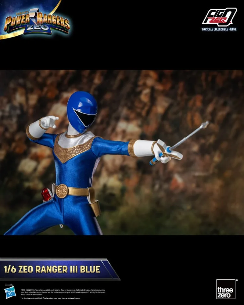 Power Rangers Zeo Action Figure – FigZero Blue III 1/6 30.7 cm 8
