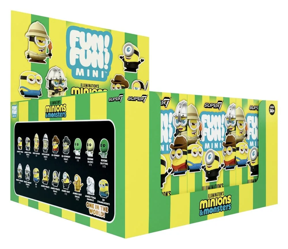 Minions Mini Figures – Minions & Monsters Blind Box Display of 9