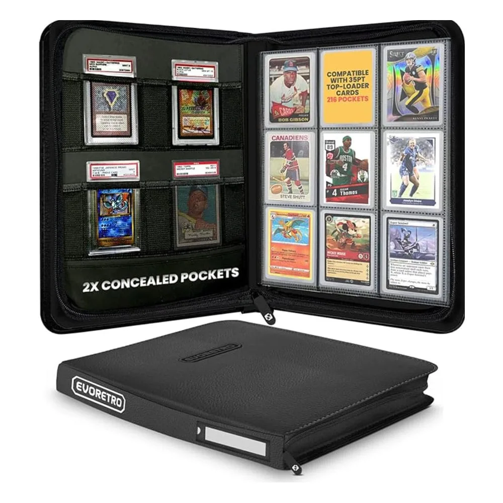 Evoretro Card Binder – Black Shield+ 216 Cards 2