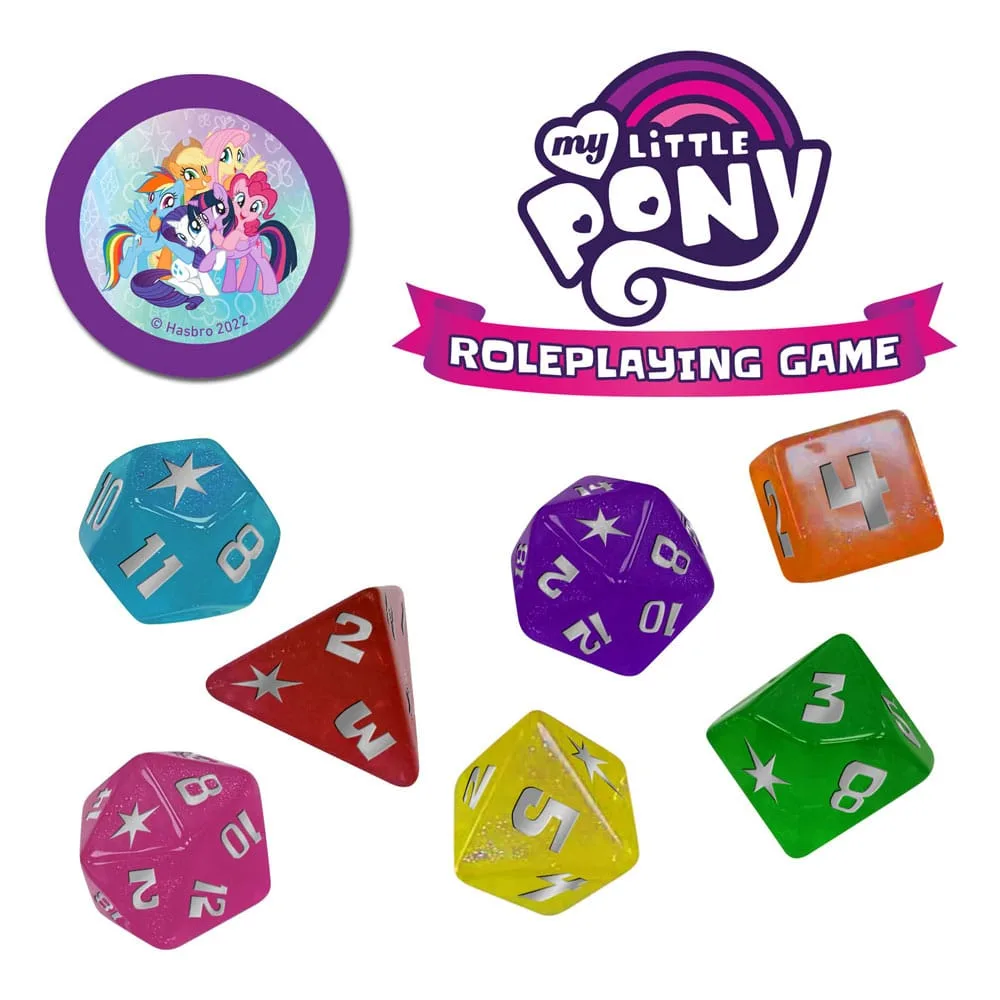 My Little Pony Dice Set – 8-Piece Roleplaying Collection