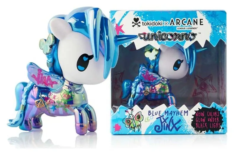 Unicorno x Arcane Figure – Blue Mayhem Jinx Special Edition 7 cm 4