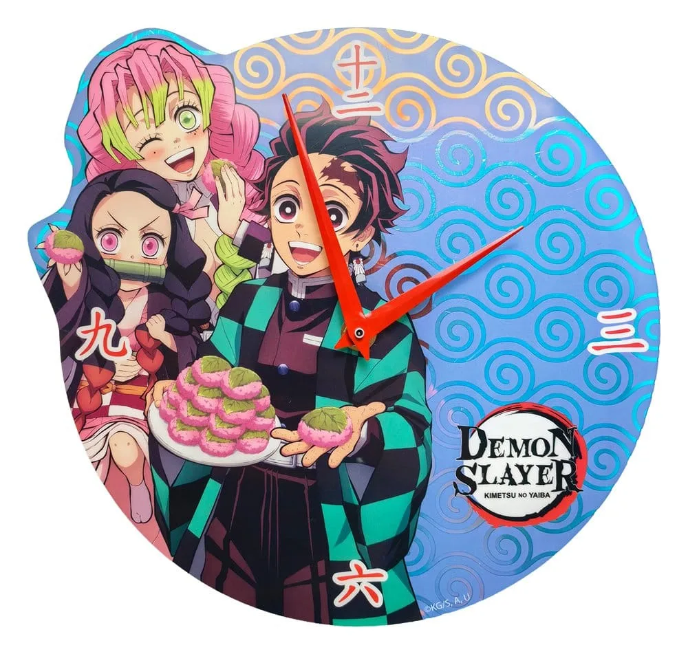 Demon Slayer Wall Clock – Holographic 24 x 23 cm