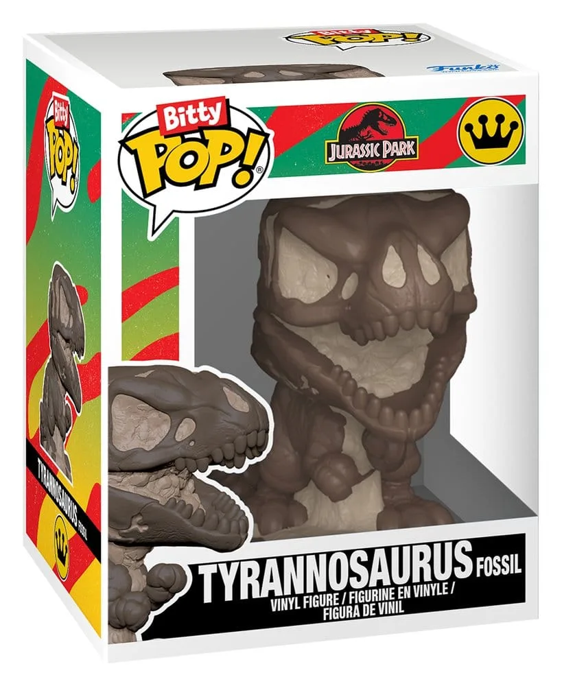 Jurassic Park Bitty Pop Figurenset – T.-Rex-Fossil & Dilophosaurus 2 cm 2