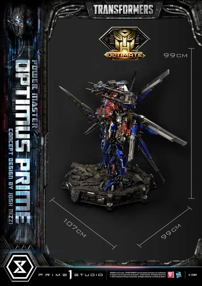 Transformers Beeld – Powermaster Optimus Prime Ultimate 99 cm 4