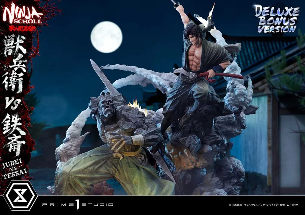 Ninja Scroll Statue – Jubei vs Tessai Deluxe Bonus 101 cm 6