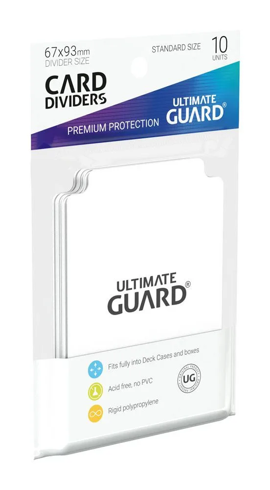 Ultimate Guard Card Dividers – White 10-Pack 67 x 93 mm 3