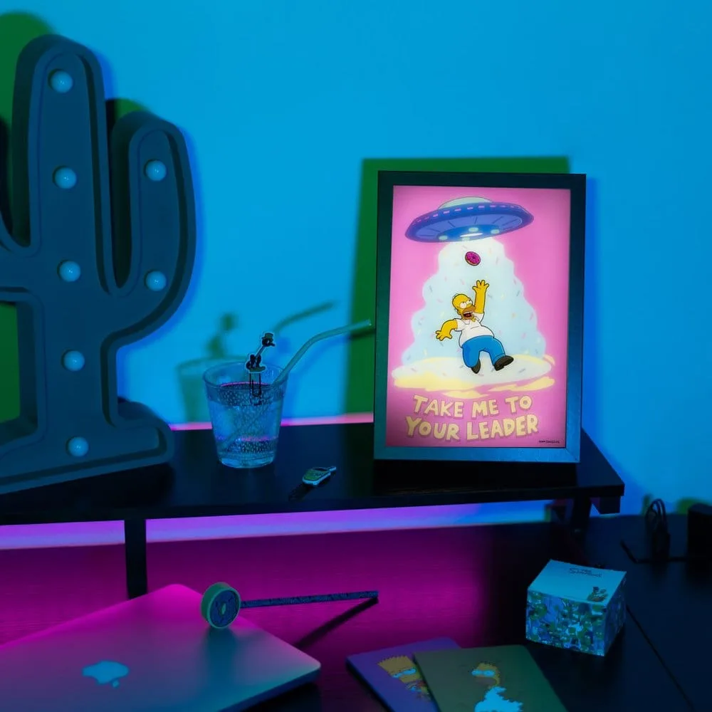 The Simpsons Framed LED Poster – Changing Design 20 x 28 cm 3
