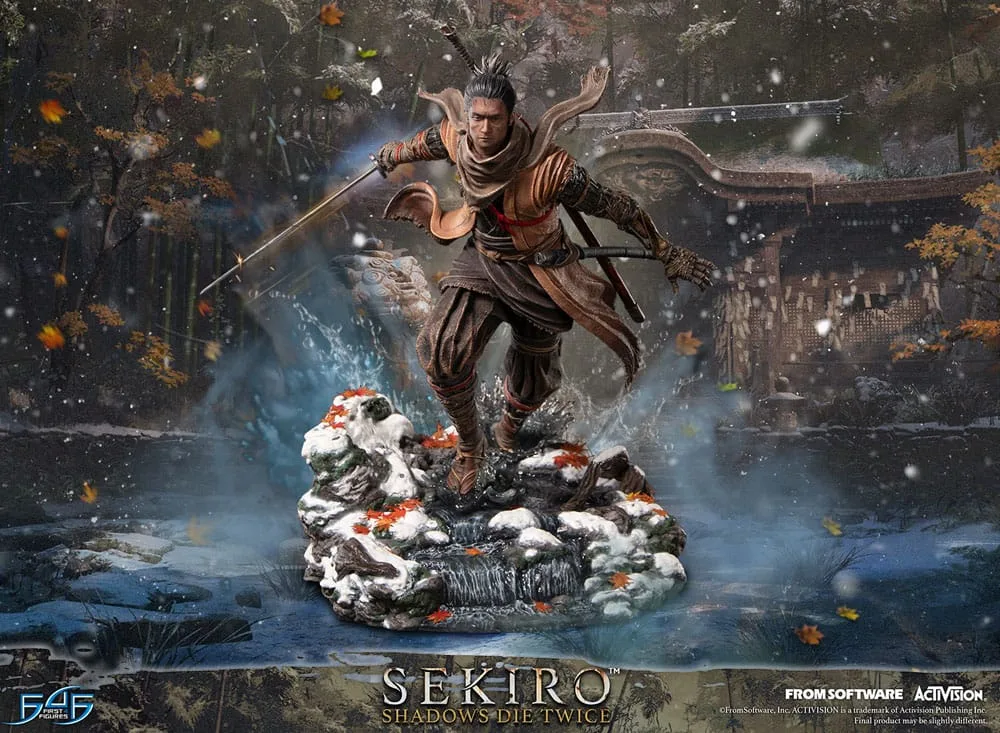 Sekiro Shadows Die Twice Statue – Sekiro with Kusabimaru 32 cm 11