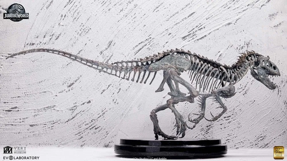 Jurassic World Statue – Indominus Rex Skeleton Bronze 24 cm 20