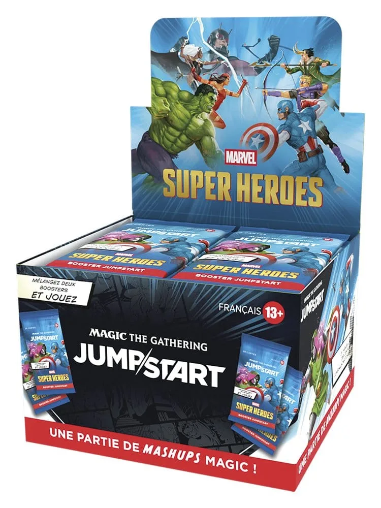 Magic Marvel Super Heroes Boosters – Jumpstart French Display of 24