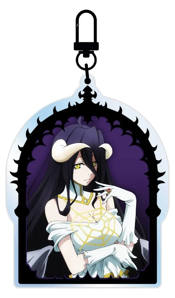 Overlord Keyring – Albedo Acrylic
