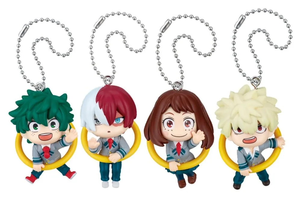 My Hero Academia Keychains – Konnichi-wa Display of 24 3 cm
