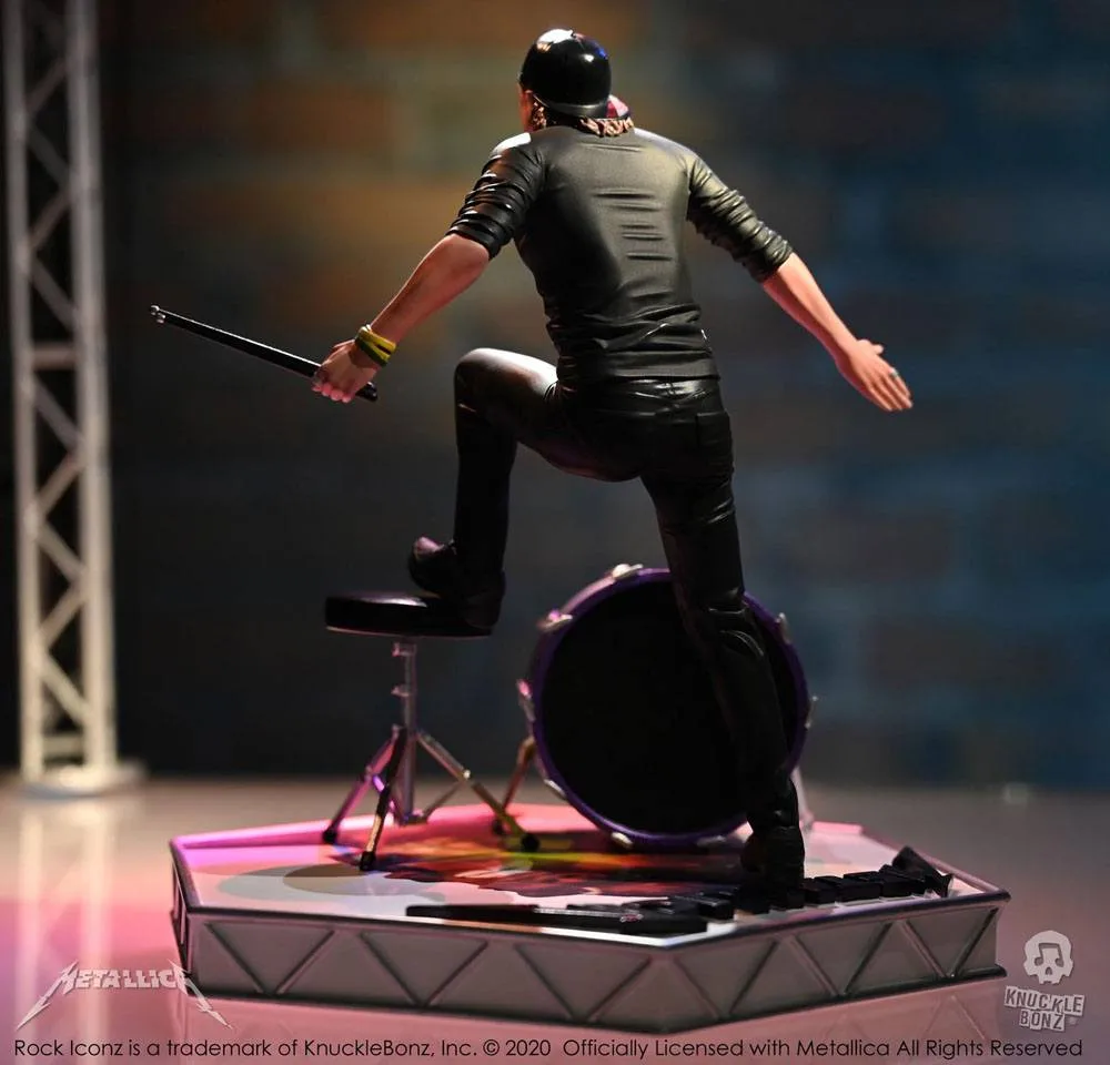 Metallica Rock Iconz Statue – Lars Ulrich Limited Edition 22 cm 11