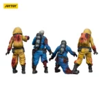 Zombie Dark Source Action Figures – Biochemical Lab Team 4-Pack 8 cm 9