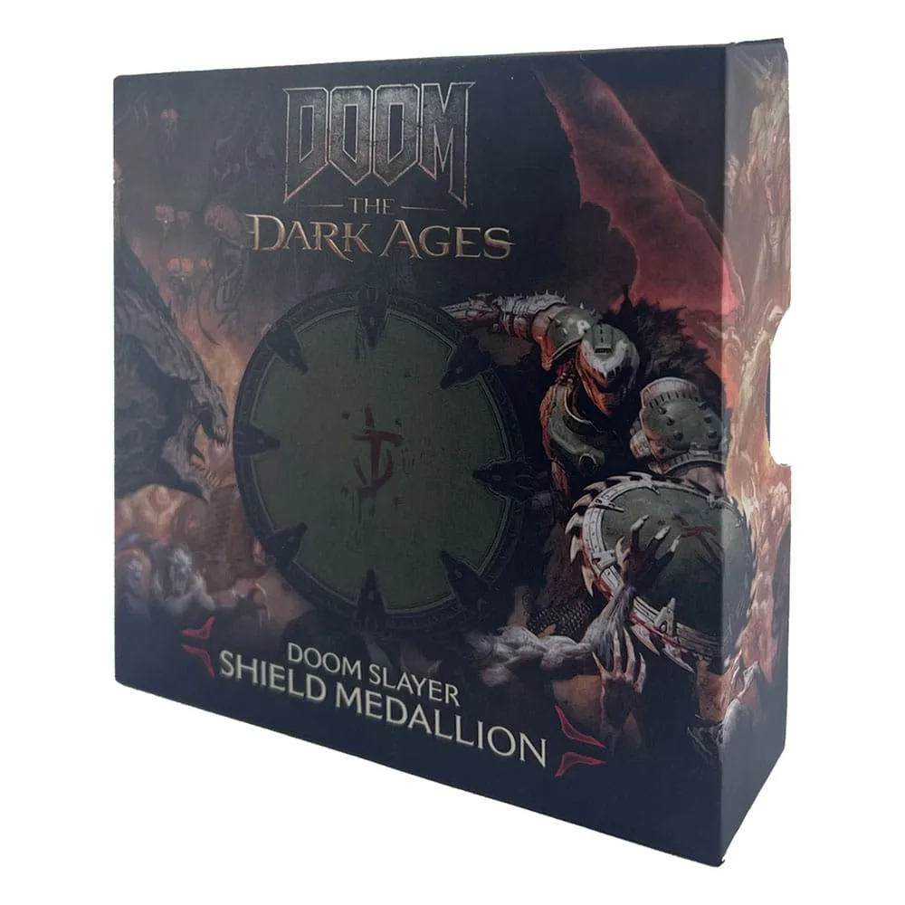 Doom The Dark Ages Medallion – Saw Shield 85 mm 2