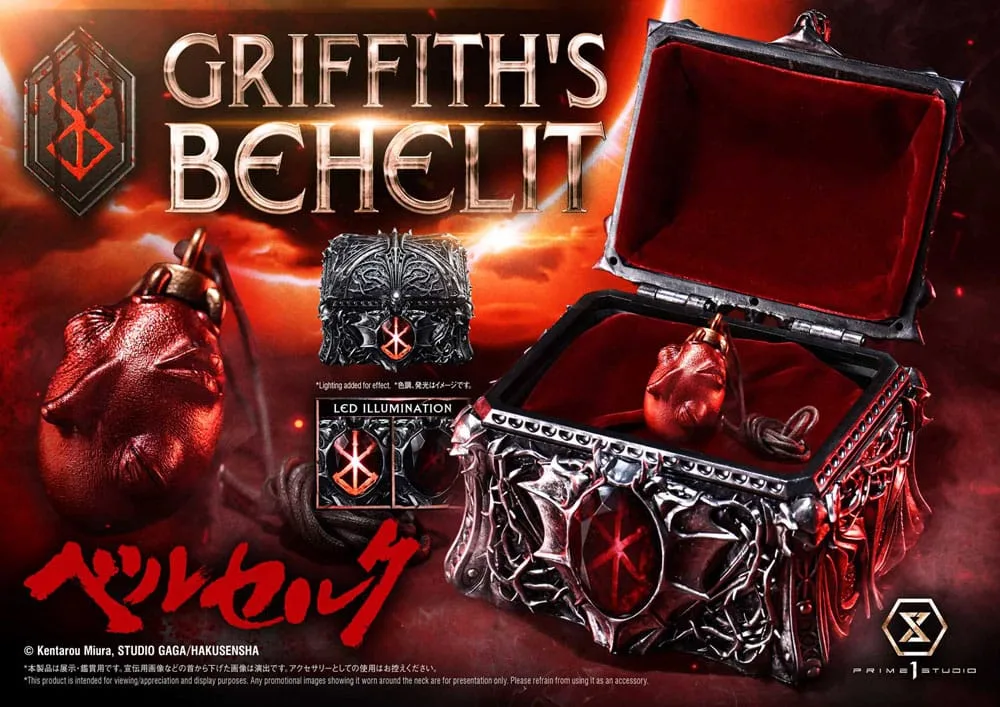 Berserk Statue – Griffith’s Behelit Life Scale 6 cm 2
