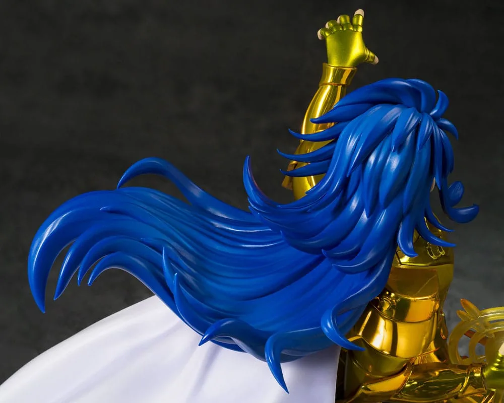 Saint Seiya Statue – Gemini Saga Metallic Touch 21 cm 5