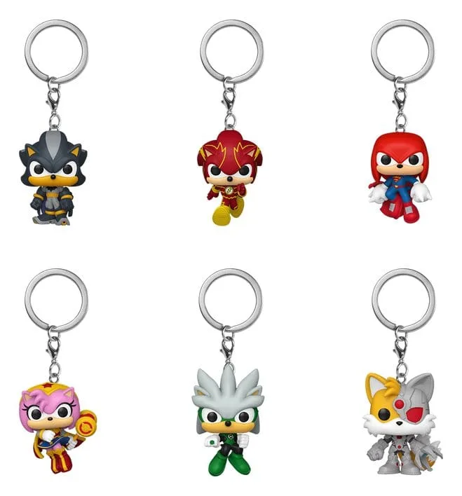 Sonic the Hedgehog Vinyl Keychains – Pop 12-Piece Display 4 cm