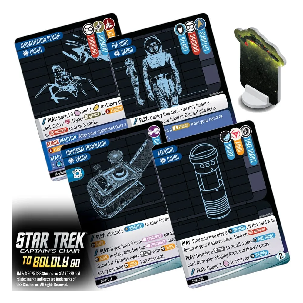 Star Trek Card Game – Captain’s Chair To Boldly Go English 5