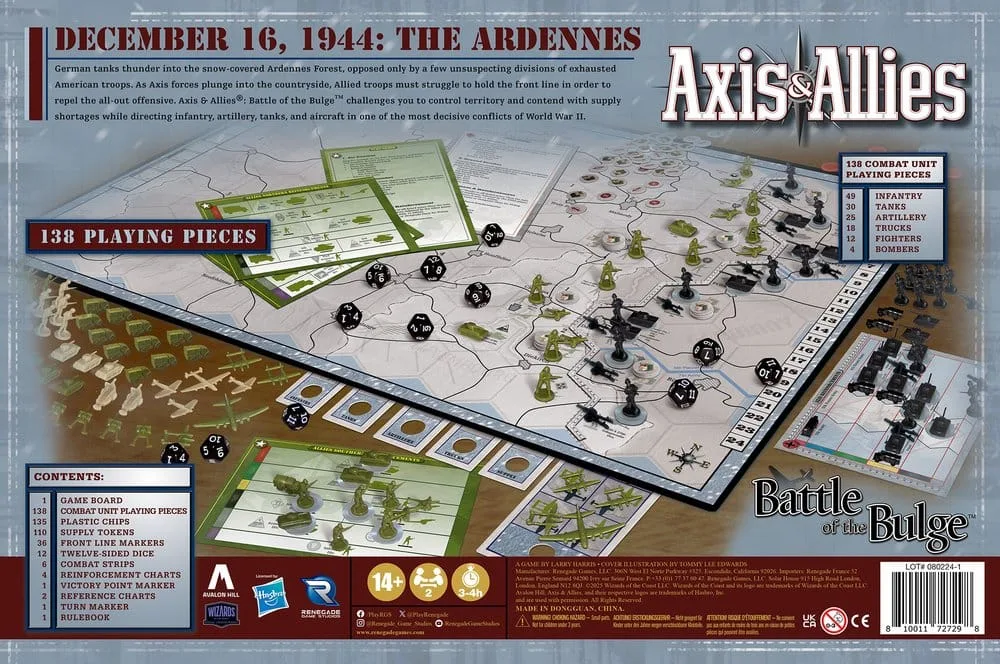 Axis & Allies Brettspiel – Battle of the Bulge Englisch 2