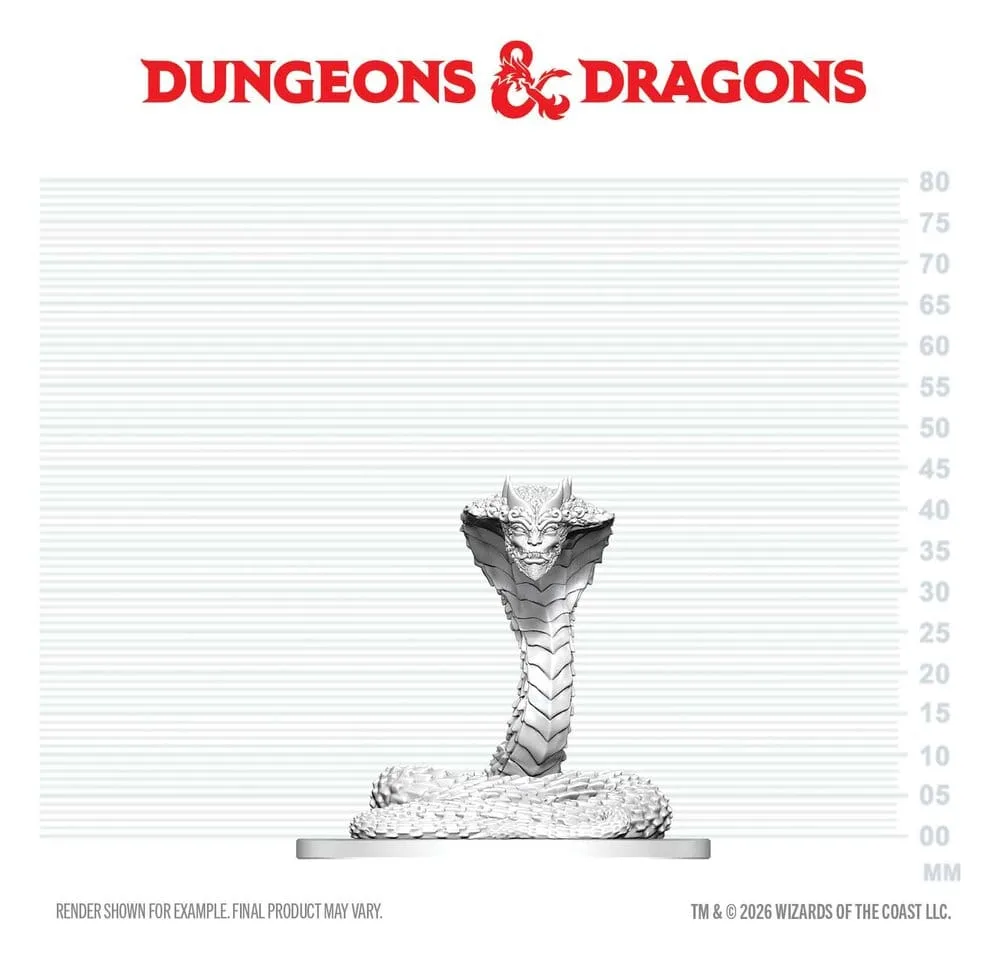 Dungeons & Dragons Miniature – Guardian Naga 6 cm