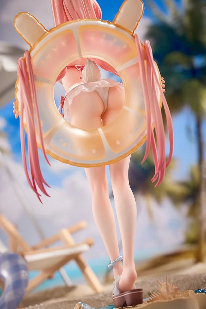 Rosuuri Statue – White Rabbit Rosu Swimsuit 1/7 Scale 25 cm 5