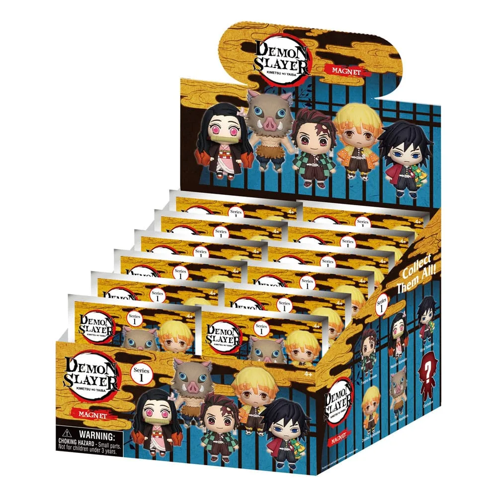 Demon Slayer 3D Magnets – Series 1 Display of 12 2