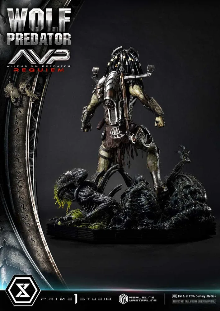 Aliens vs. Predator Requiem Statue – Wolf Predator 1/3 95 cm 13