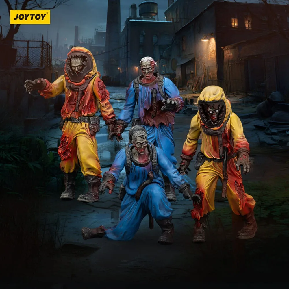 Zombie Dark Source Action Figures – Biochemical Lab Team 4-Pack 8 cm 11