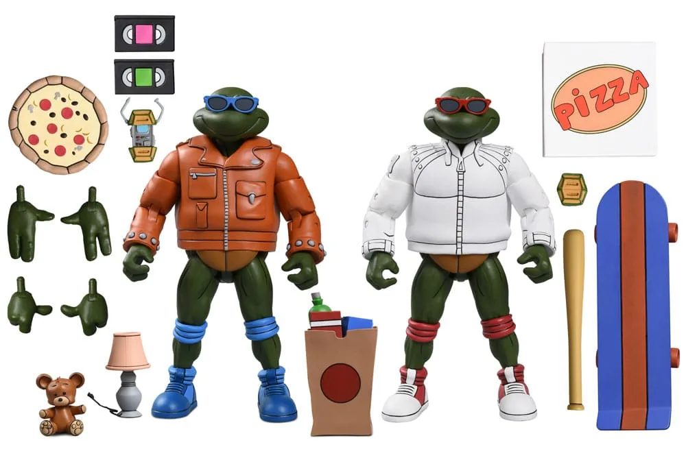 TMNT Action Figures – Punk Leo and Raph 2-Pack 18 cm 6
