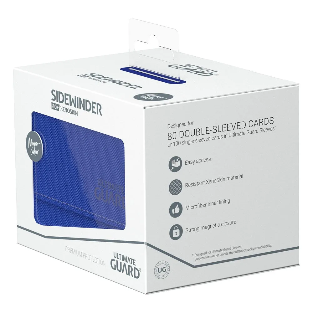 Ultimate Guard Deck Box – Sidewinder 80+ Xenoskin Blue 7