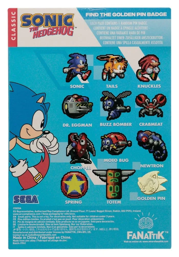Sonic the Hedgehog Pin Badges – Mystery Display of 12 14