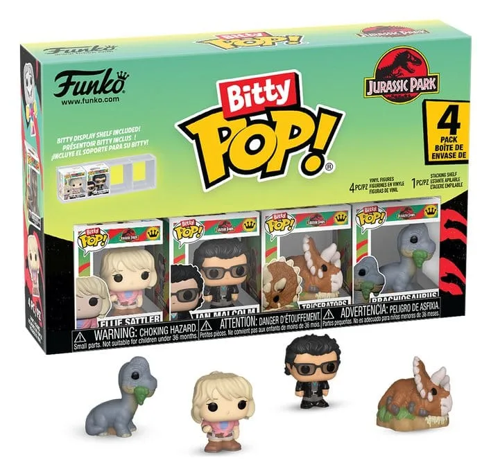 Jurassic Park Bitty POP Figures – Triceratops 4-Pack
