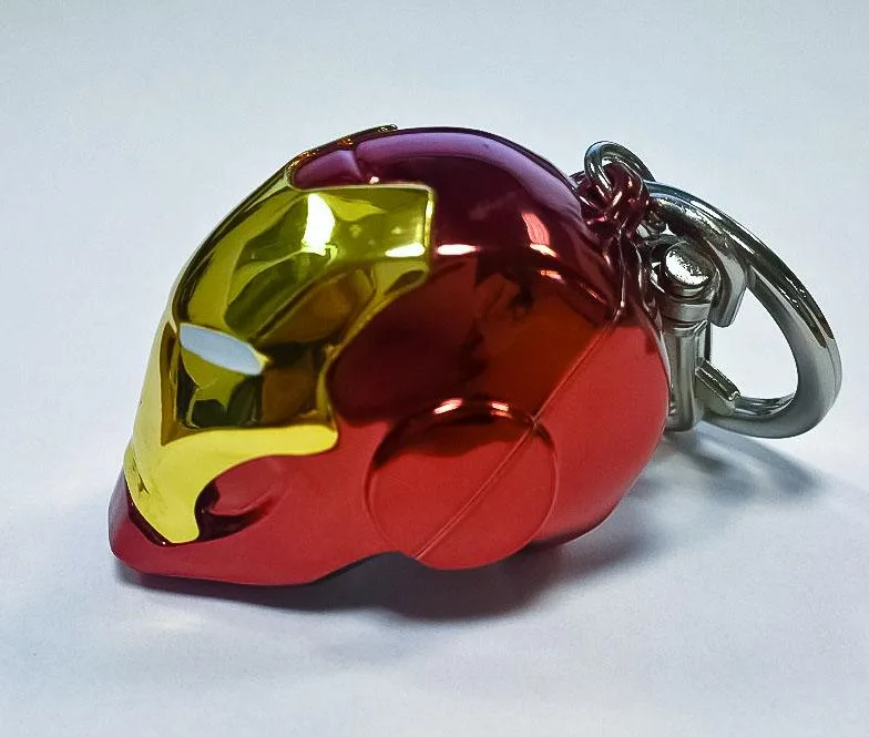 Marvel Comics Metal Keychain – Iron Man Helmet 5 cm 2